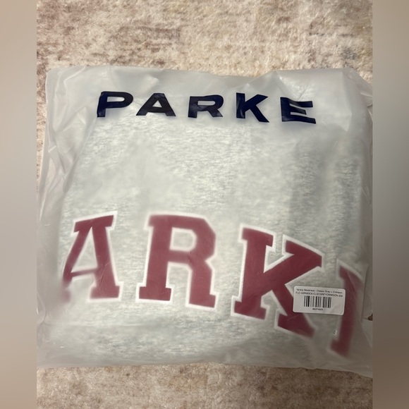 Parke Valentines Varsity mockneck NEW S/M - Picture 7 of 7